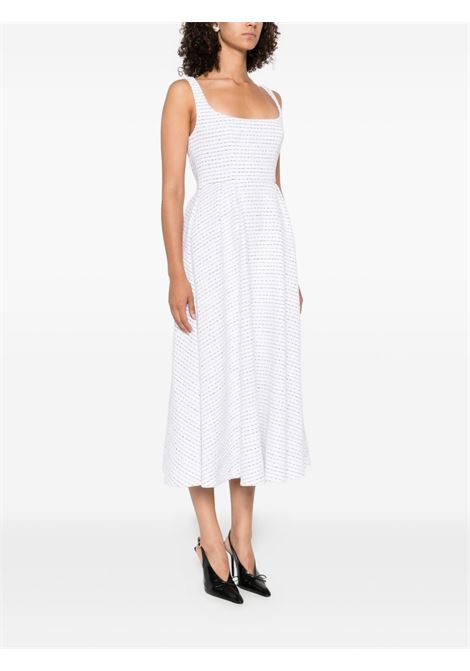 White striped sleeveless dress Alessandra Rich - women ALESSANDRA RICH | FABX3956F45970822
